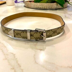 MICHAEL KORS TAN BELT